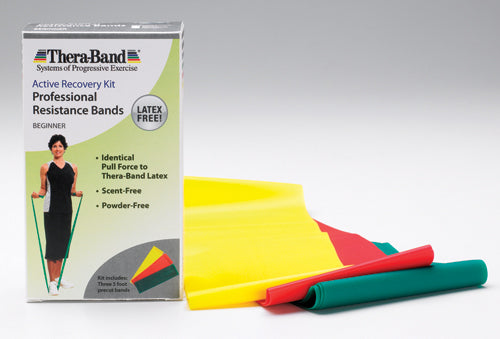 Thera-band 5' Combo Pack- Light Latex-free