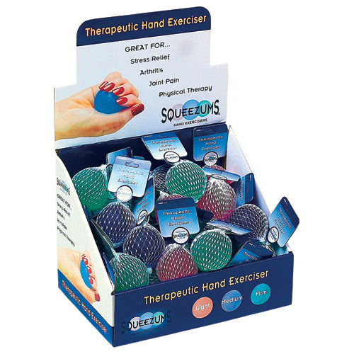 Squeezums Therapeutic Hand Exerciser Display(36 Pcs)