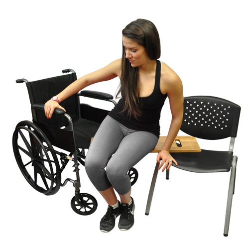 Slide On Over Transfer Board Two Cutout  8 inch  x 24 inch