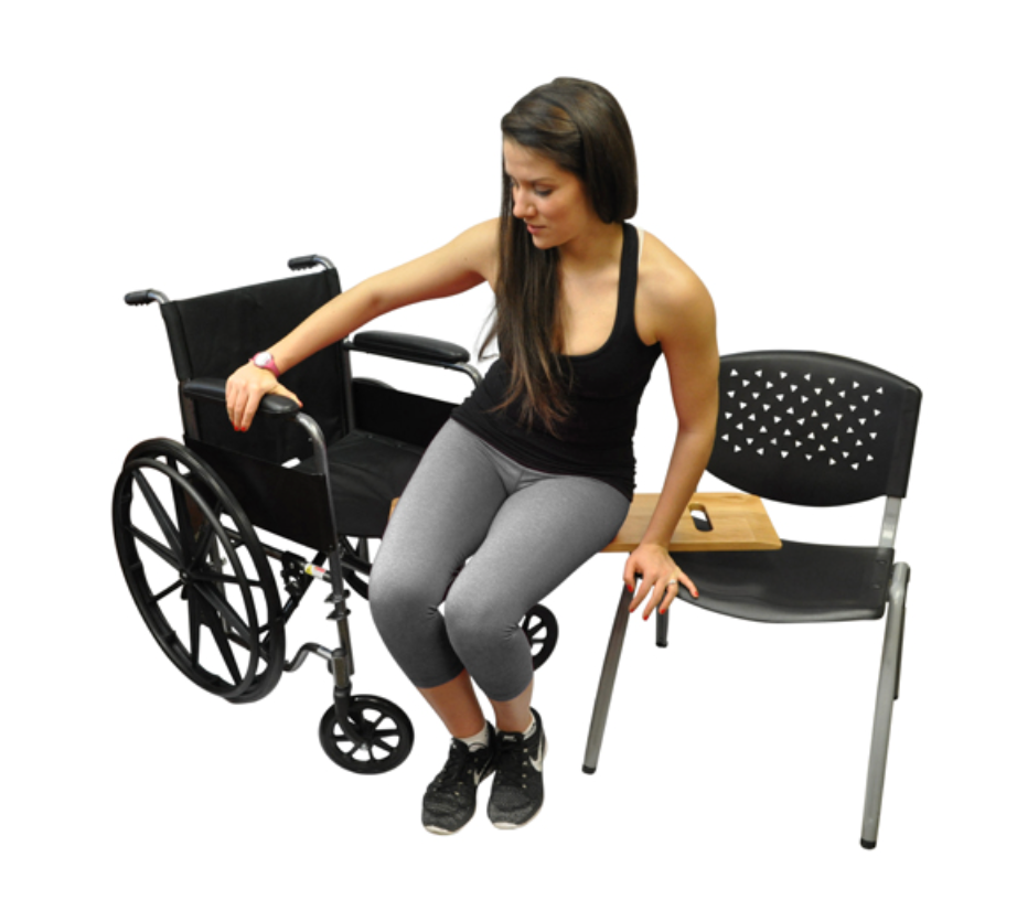 Slide On Over Transfer Board Two Cutout  10 inch x 32 inch