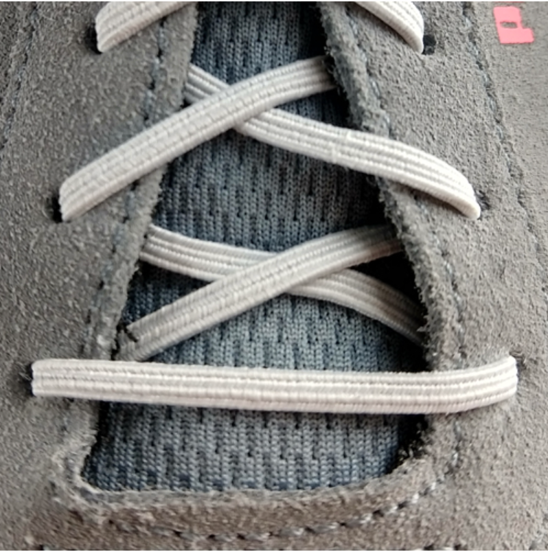 Fit To Be Tied Elastic Shoelaces - White 24 Inches