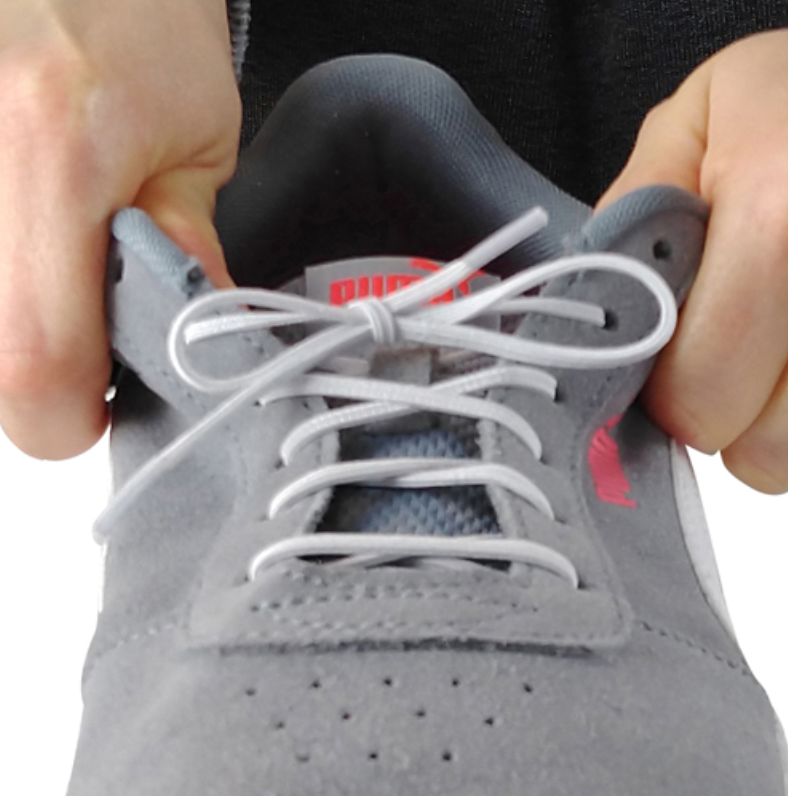 Fit To Be Tied Elastic Shoelaces - White 24 Inches