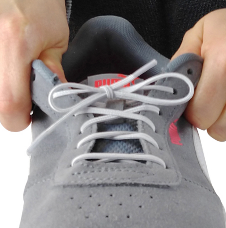 Fit To Be Tied Elastic Shoelaces - White 24 Inches