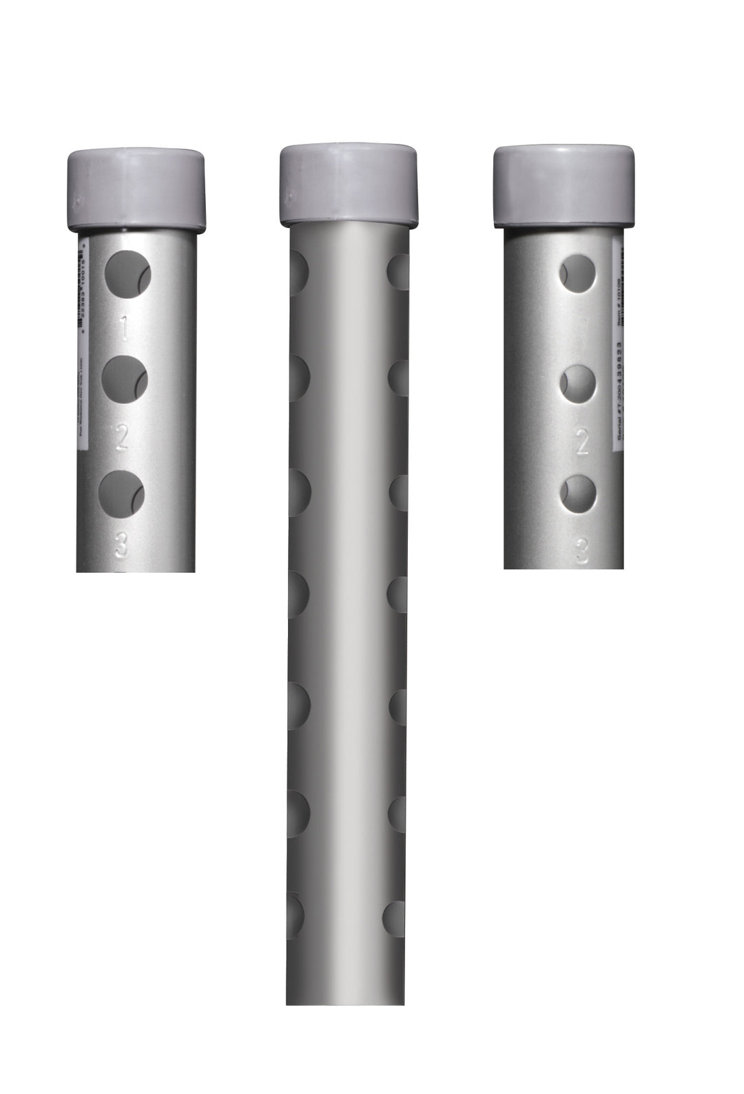 Walker Wheels 5  Fixed With Rear Glide Caps (pair)