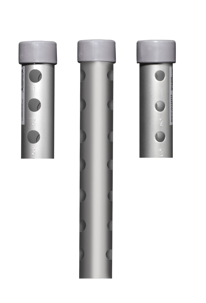 Walker Wheels 5  Fixed With Rear Glide Caps (pair)