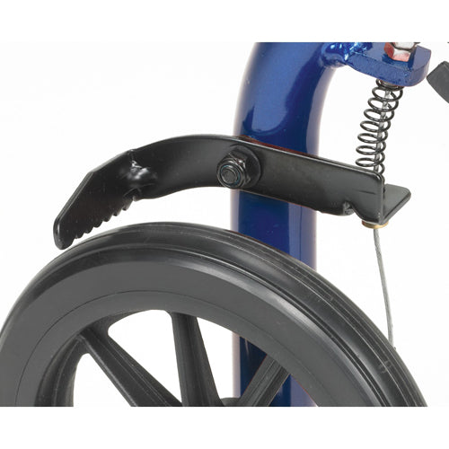 Rollator 4-wheel With Pouch & Padded Seat  Black - Drive
