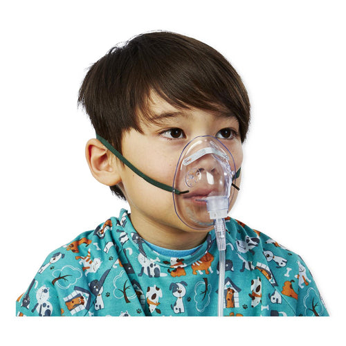 Oxygen Mask Pediatric W/7' Tubing  Medium Conc (each)