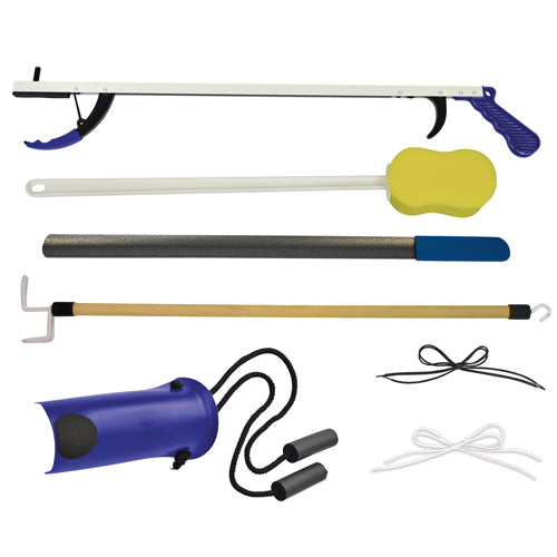 Reach for Things With Ease With the "Stop Your Bending Deluxe Hip Kit (7-piece) w/26 inch Reaching Aid"