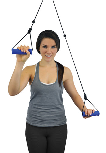 Overdoor Shoulder Pulley With Straps  Blue Jay Brand