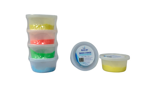 Squeeze 4 Strength  2 Oz. Hand Therapy Putty   Set Of 4