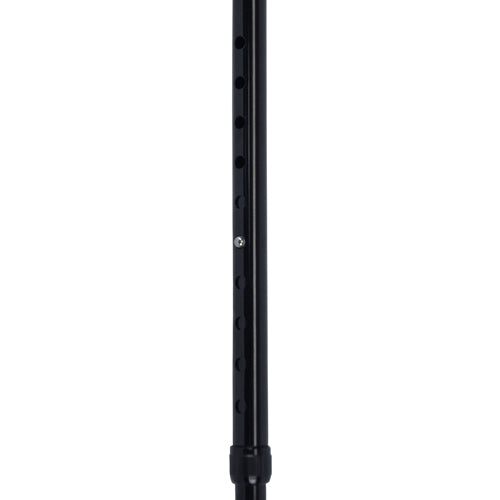 Cane  Soft Foam Offset Handle  Blue Jay  Black With Strap