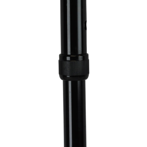 Cane  Soft Foam Offset Handle  Blue Jay  Black With Strap
