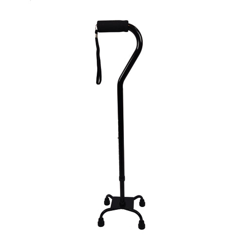 Quad Cane  Small Base  Black By Blue Jay Brand