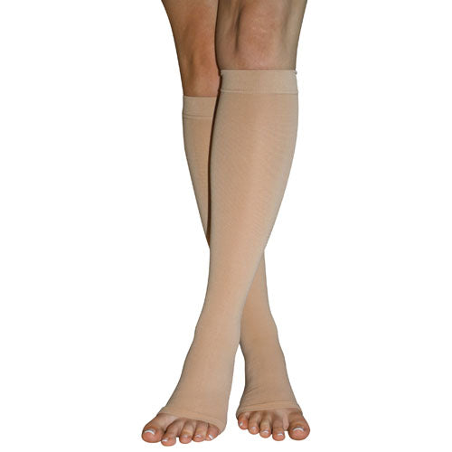 Firm Surg Weight Stkngs  Small 20-30mmhg  Below Knee Open Toe