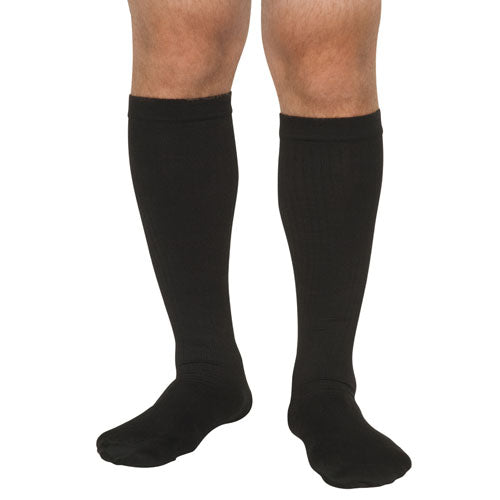 Men's Mild Support Socks 10-15mmhg  Black  Small/medium