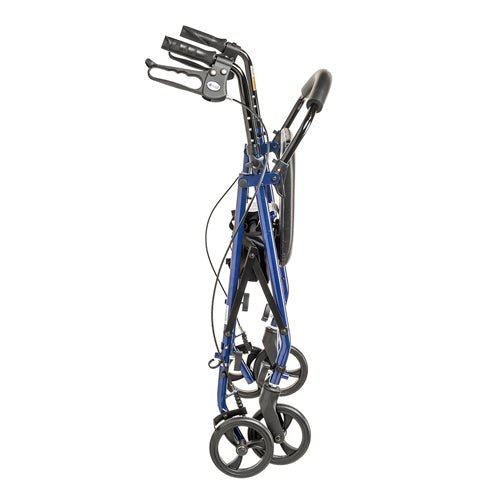Rollator Steel Blue W/6  Whls Knocked-down