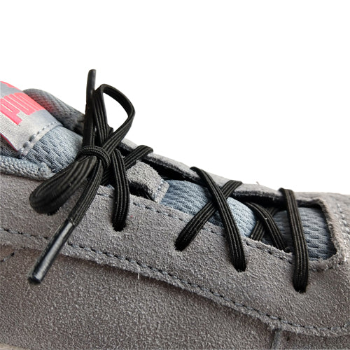 Elastic Shoelaces - Fit To Be Tied - Black 24 inch
